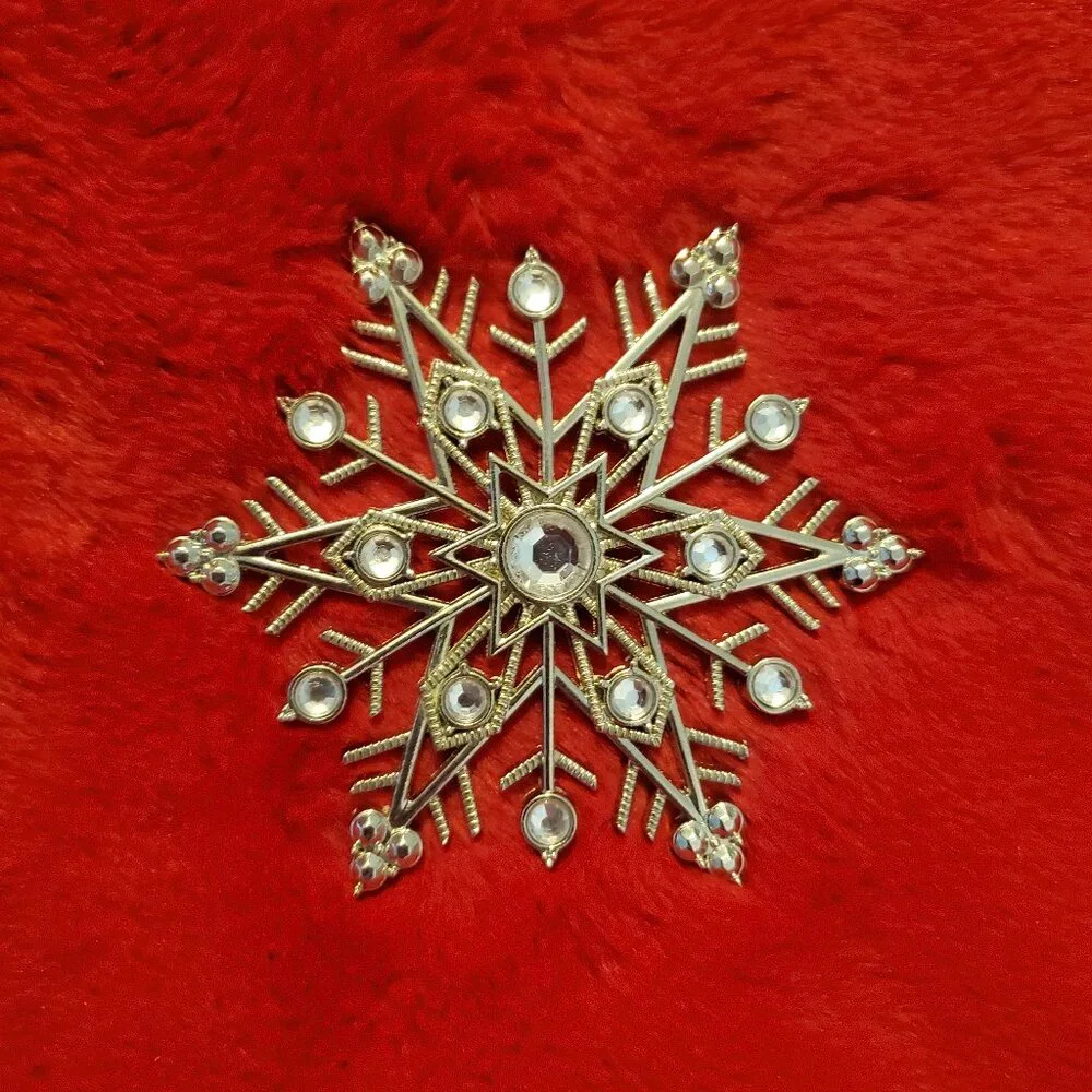 Bath & Body Works Magnet Snowflake Candle Topper Refrigerator Magnet Rhinestones
